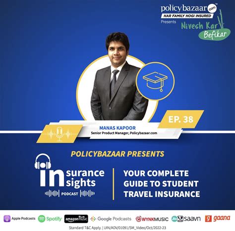 policybazaar student travel insurance.